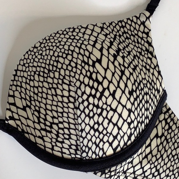 VS animal print push up bikini top SZ 34B EUC - Picture 11 of 13